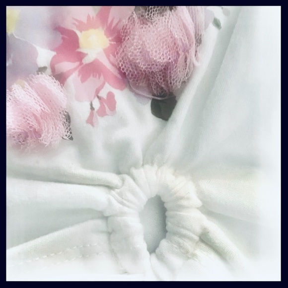 Btween Lace Embellished Bunny Graphic Tee - Picture 3 of 9